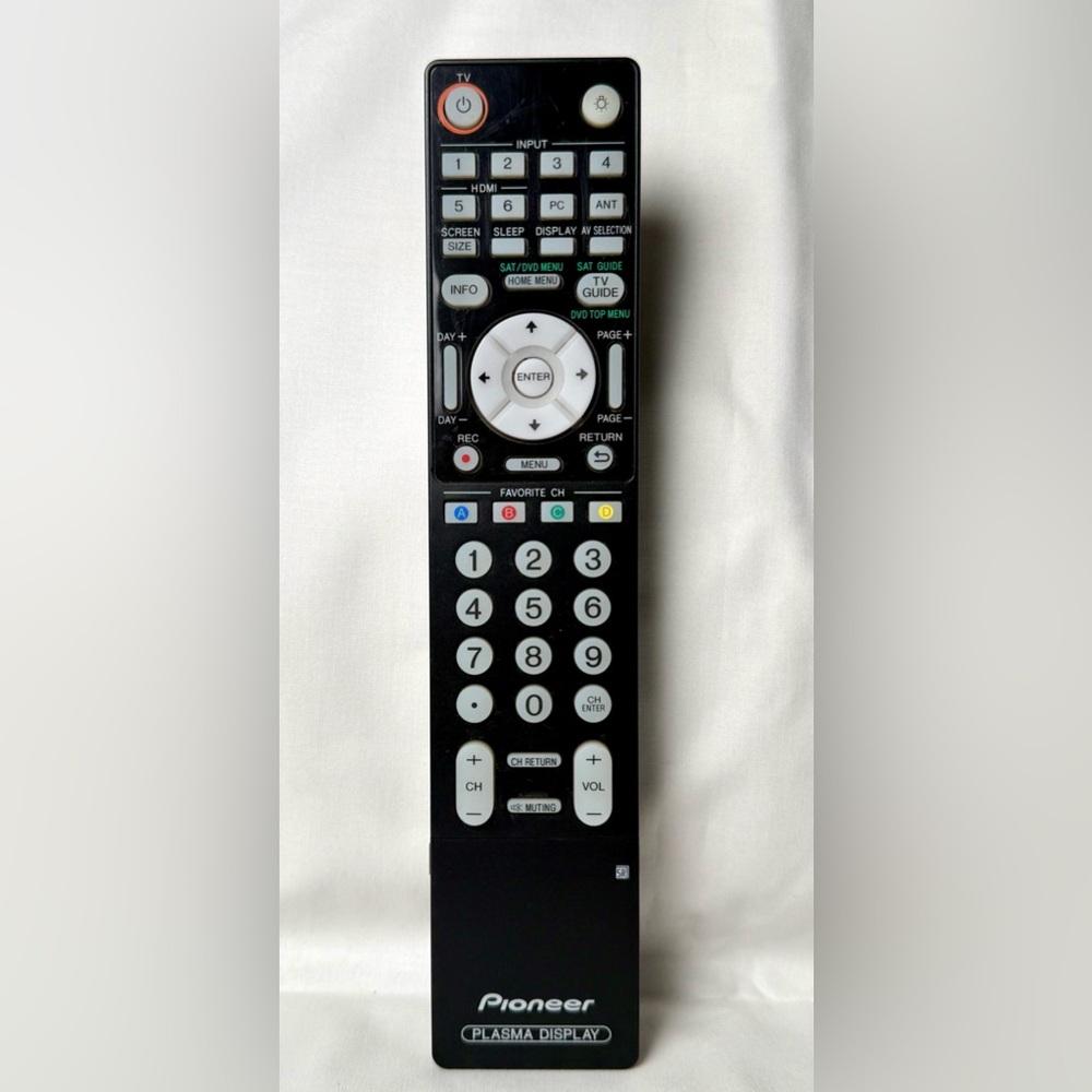 Pioneer AXD1549 Plasma Display TV Remote PRO-150FD 507PU 940HD 950HD 1150HD 1540